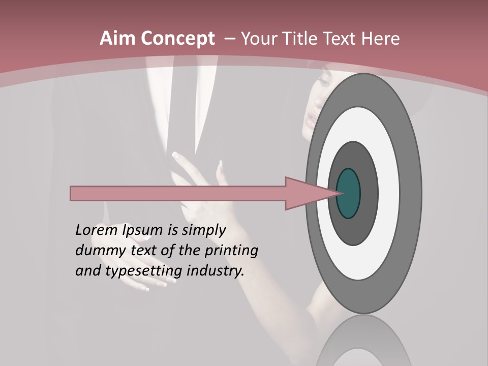 Suit Portrait Husband PowerPoint Template