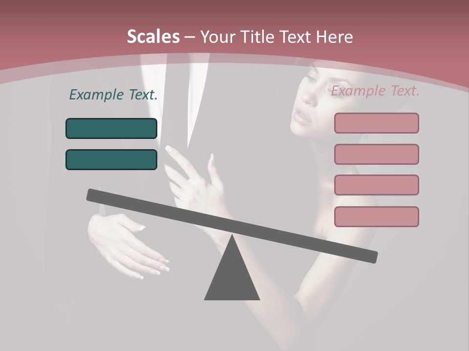 Suit Portrait Husband PowerPoint Template