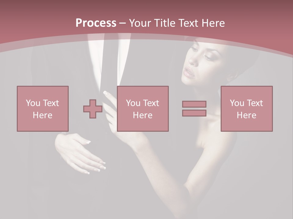 Suit Portrait Husband PowerPoint Template