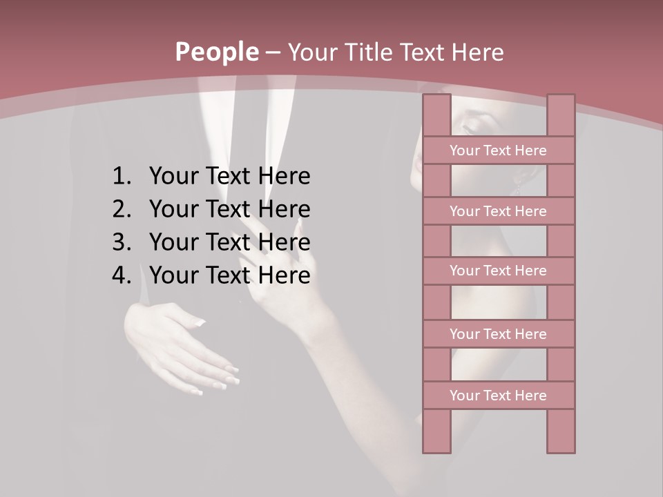 Suit Portrait Husband PowerPoint Template