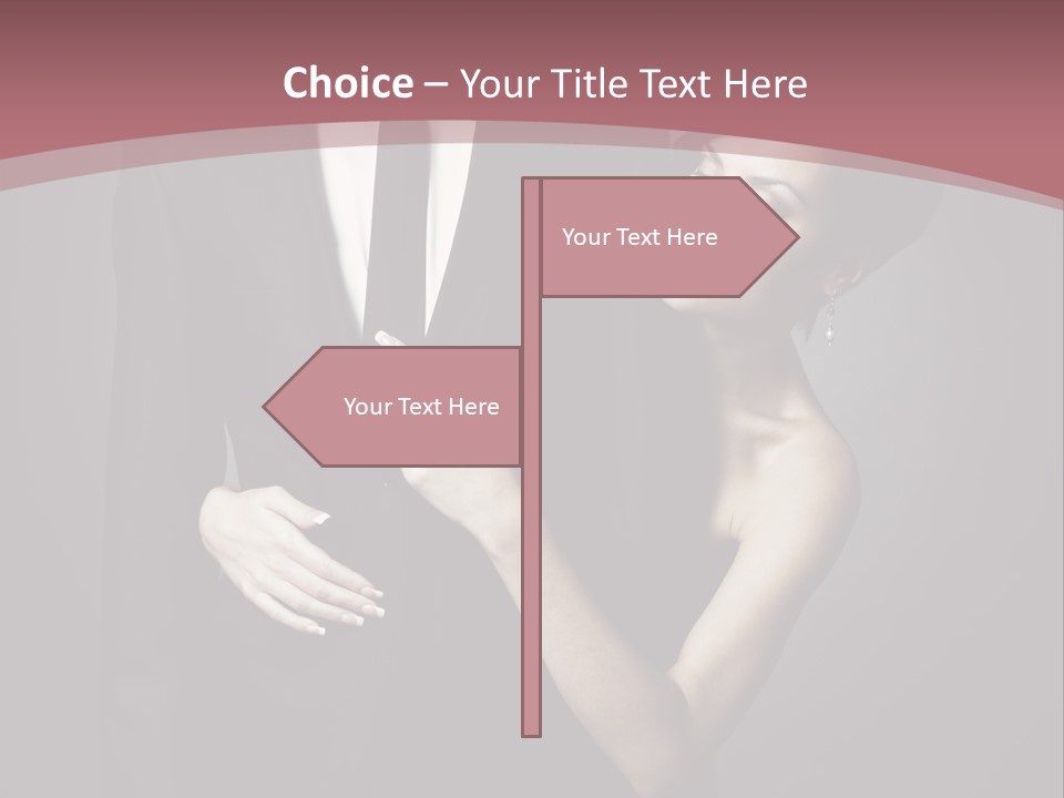 Suit Portrait Husband PowerPoint Template