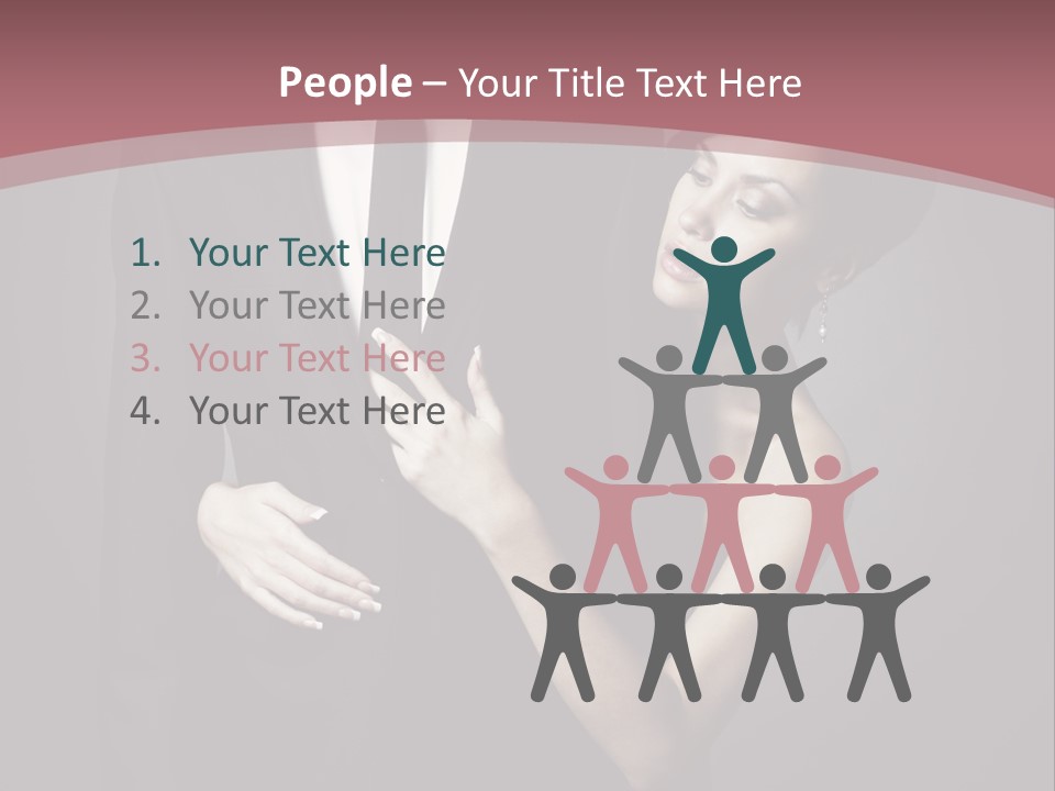 Suit Portrait Husband PowerPoint Template