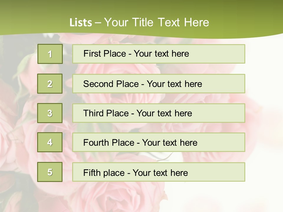 Nature Gift Bud PowerPoint Template