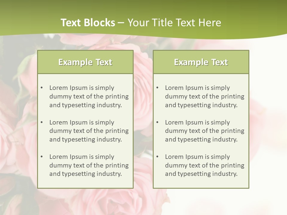 Nature Gift Bud PowerPoint Template