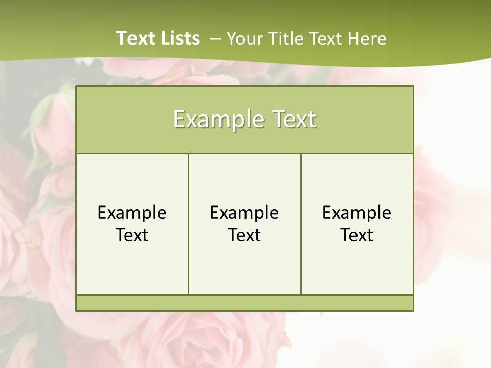 Nature Gift Bud PowerPoint Template