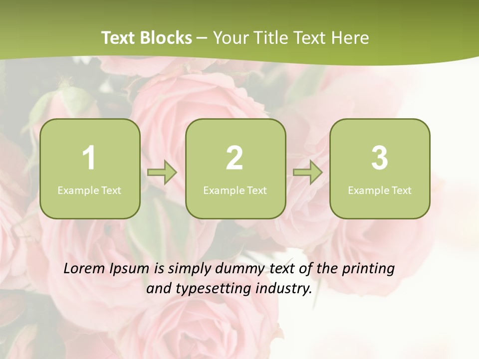 Nature Gift Bud PowerPoint Template