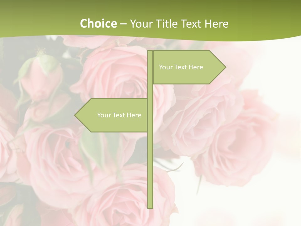 Nature Gift Bud PowerPoint Template