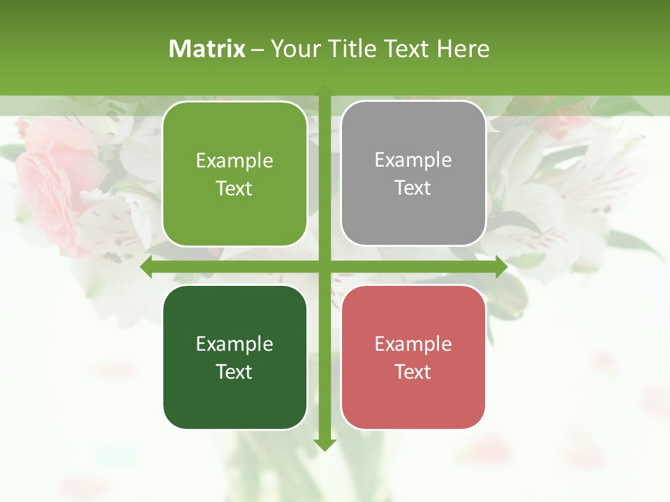 Beautiful Blooming Rosa PowerPoint Template