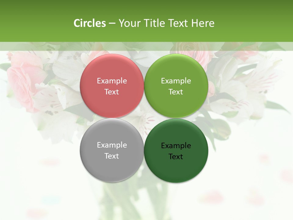 Beautiful Blooming Rosa PowerPoint Template