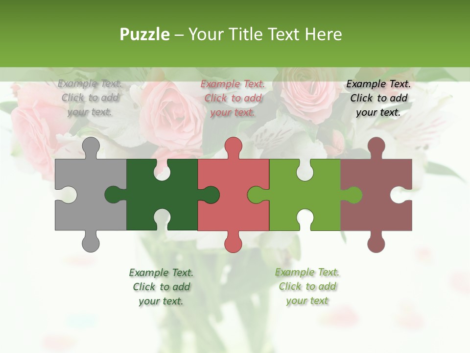 Beautiful Blooming Rosa PowerPoint Template