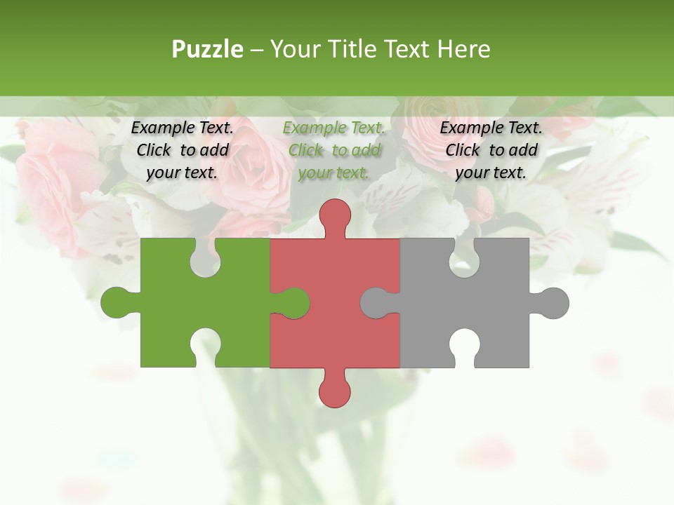 Beautiful Blooming Rosa PowerPoint Template