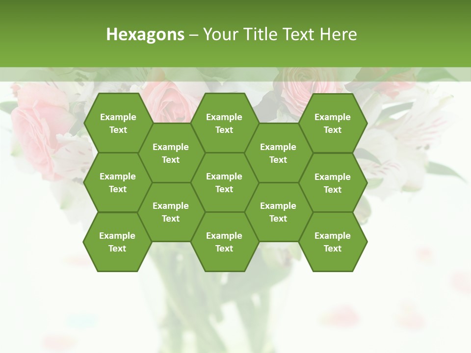 Beautiful Blooming Rosa PowerPoint Template