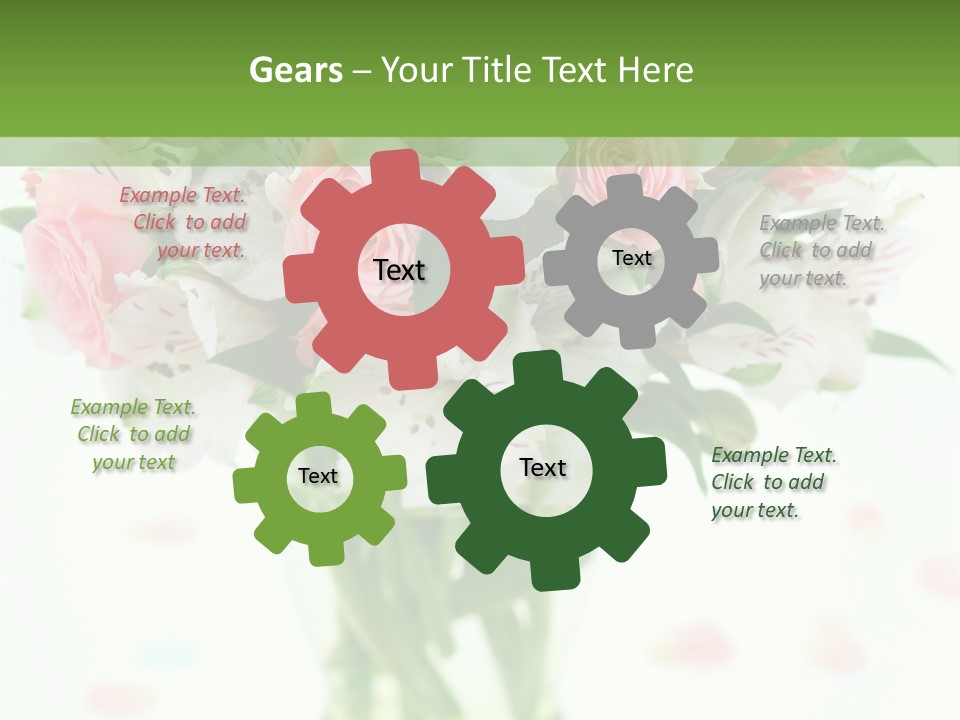 Beautiful Blooming Rosa PowerPoint Template