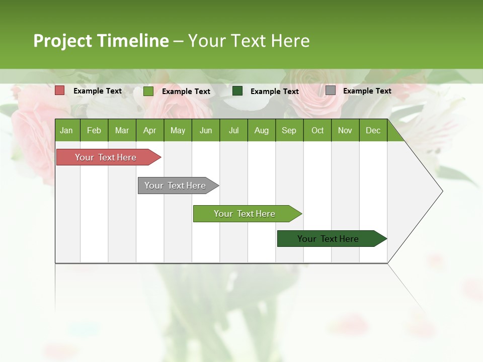 Beautiful Blooming Rosa PowerPoint Template