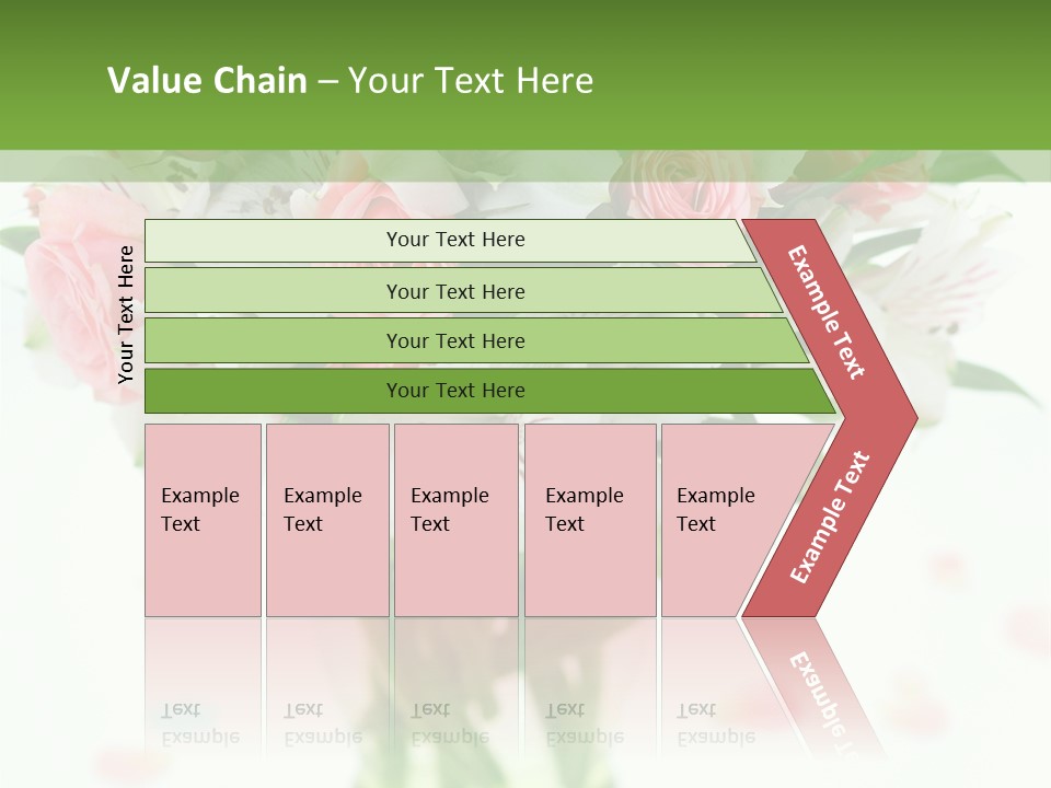 Beautiful Blooming Rosa PowerPoint Template