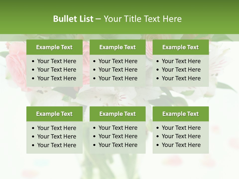 Beautiful Blooming Rosa PowerPoint Template