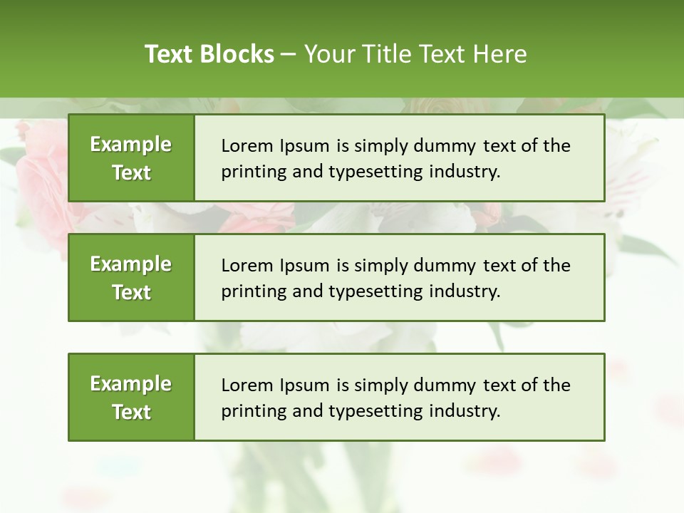 Beautiful Blooming Rosa PowerPoint Template