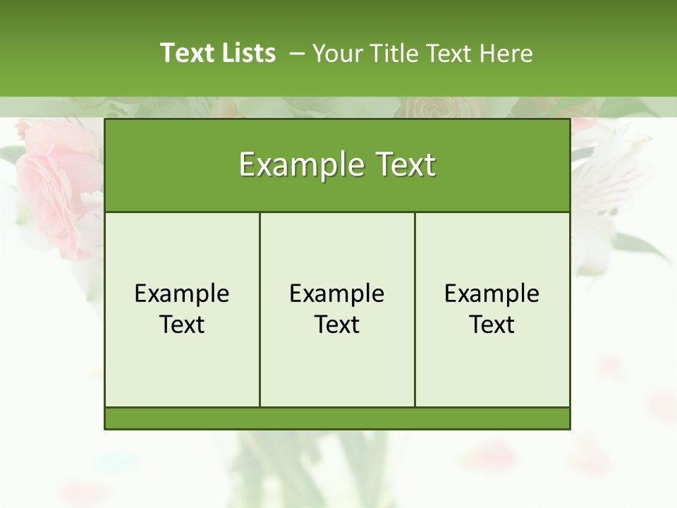 Beautiful Blooming Rosa PowerPoint Template