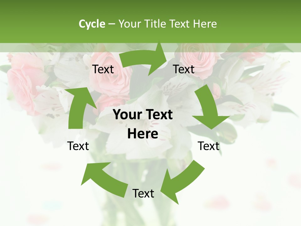 Beautiful Blooming Rosa PowerPoint Template