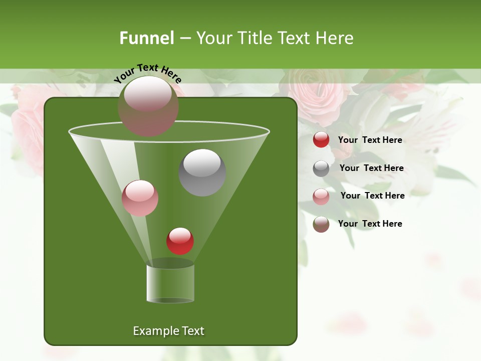 Beautiful Blooming Rosa PowerPoint Template