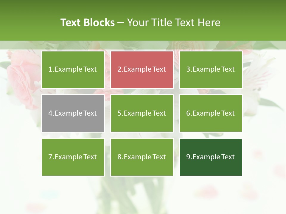 Beautiful Blooming Rosa PowerPoint Template