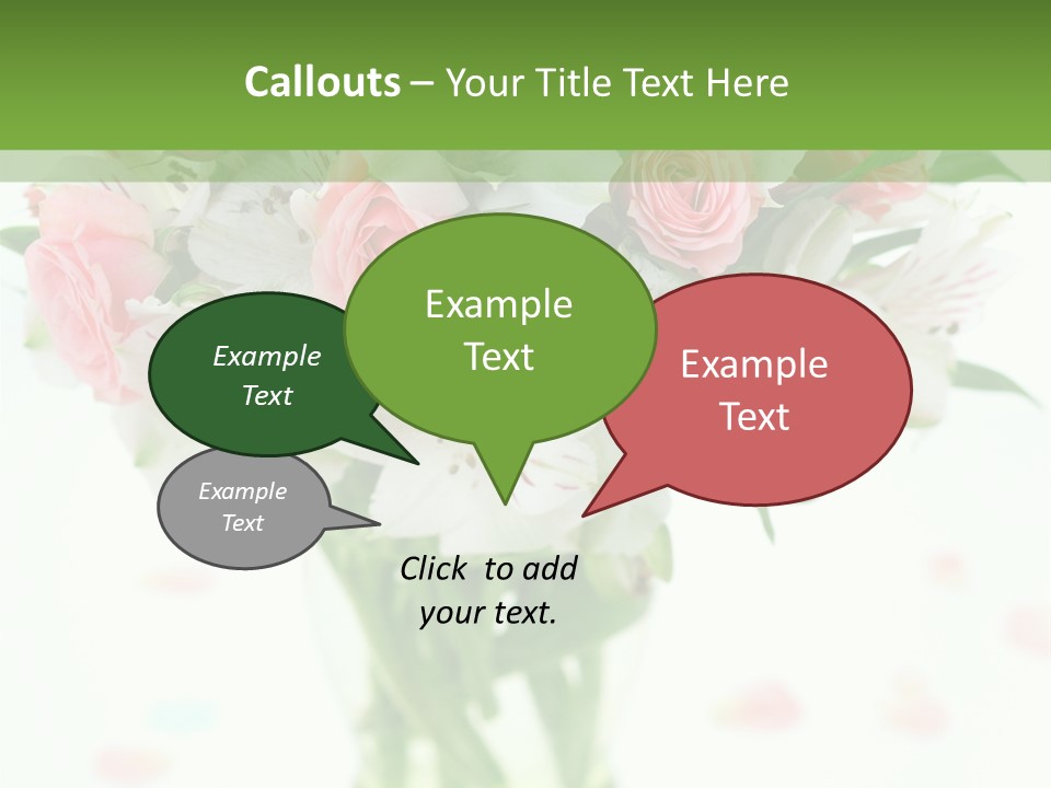 Beautiful Blooming Rosa PowerPoint Template