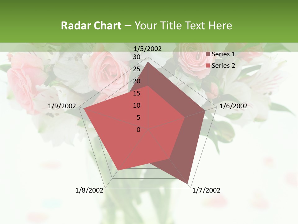 Beautiful Blooming Rosa PowerPoint Template