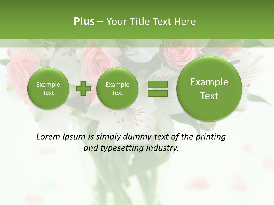 Beautiful Blooming Rosa PowerPoint Template