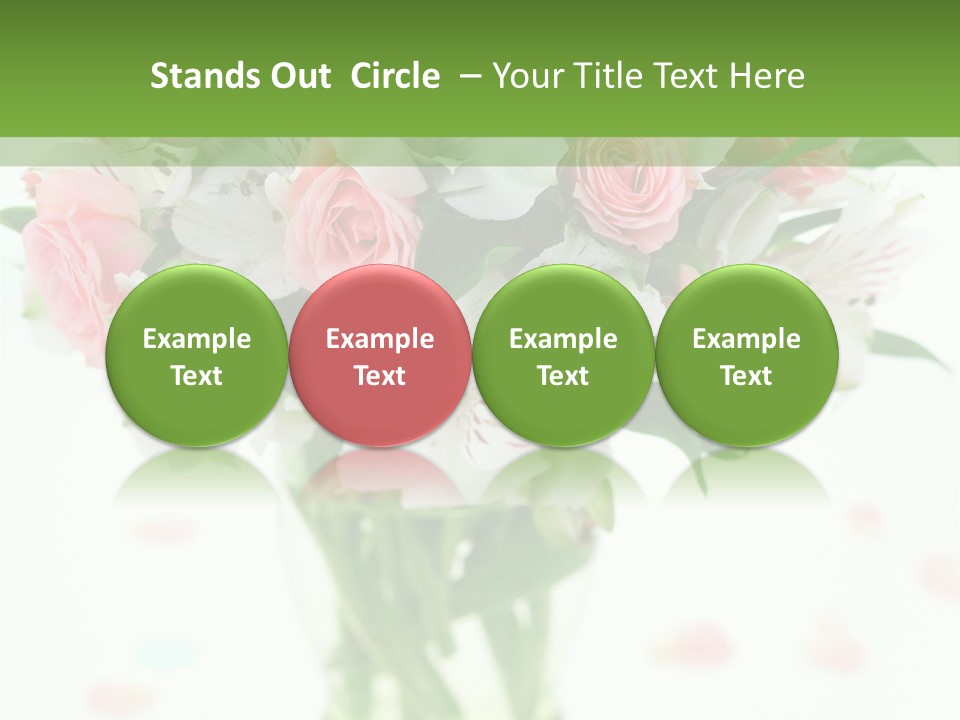 Beautiful Blooming Rosa PowerPoint Template