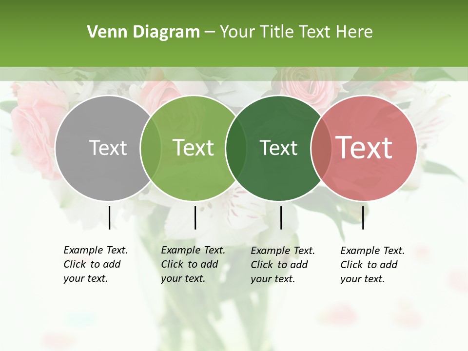 Beautiful Blooming Rosa PowerPoint Template