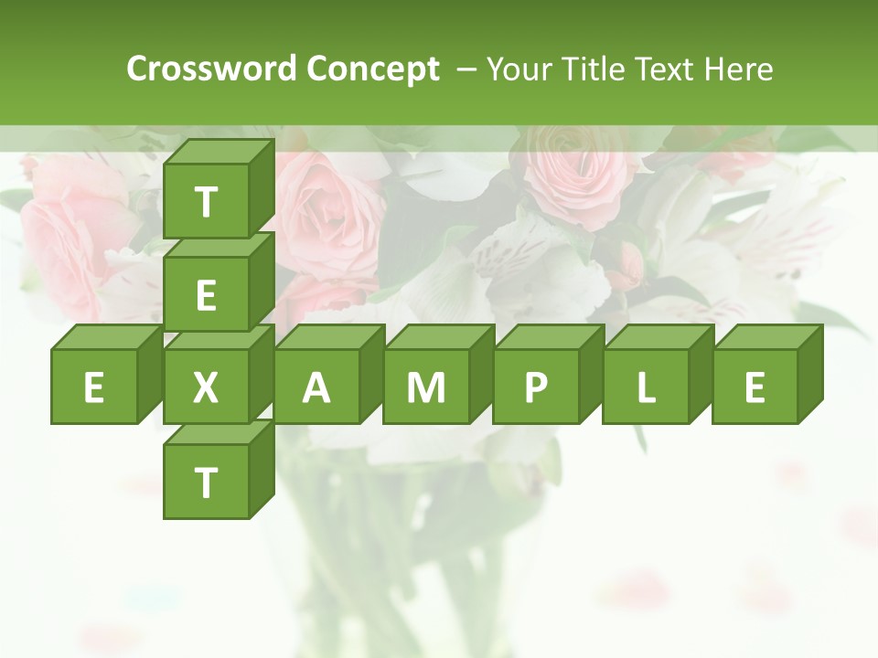 Beautiful Blooming Rosa PowerPoint Template