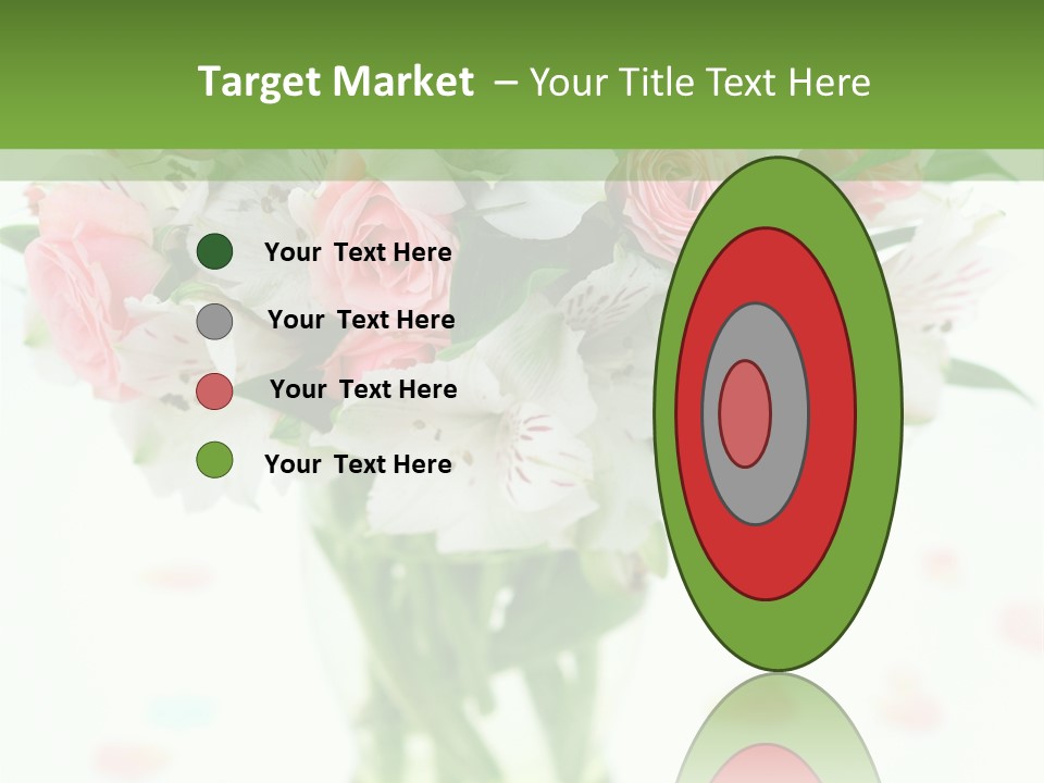 Beautiful Blooming Rosa PowerPoint Template