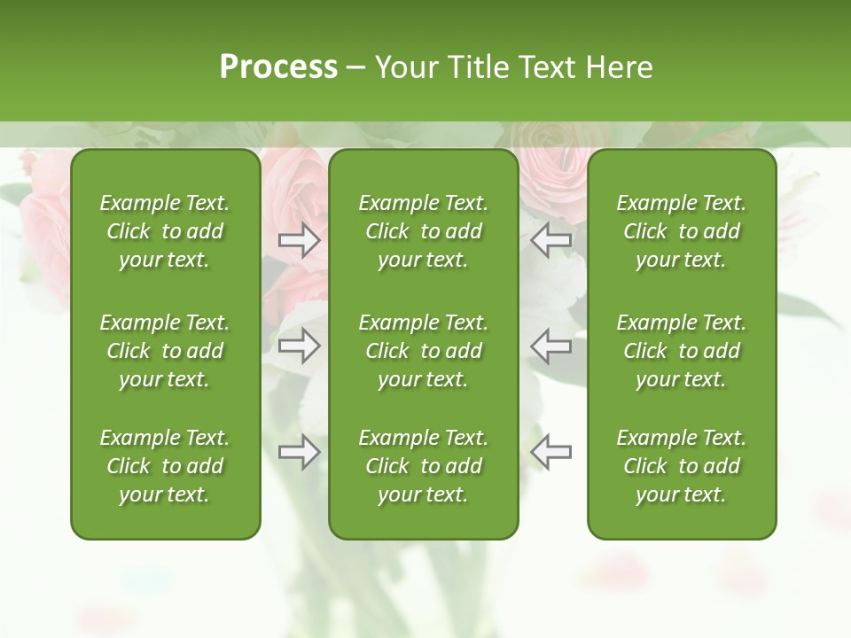 Beautiful Blooming Rosa PowerPoint Template