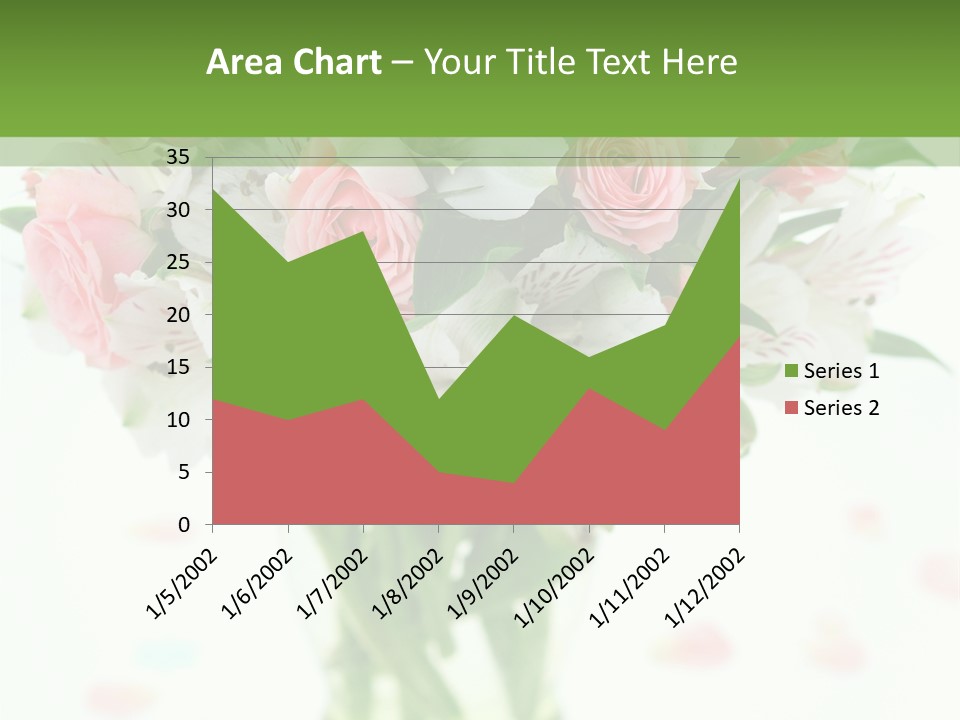 Beautiful Blooming Rosa PowerPoint Template