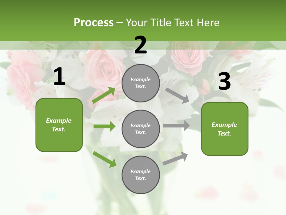 Beautiful Blooming Rosa PowerPoint Template
