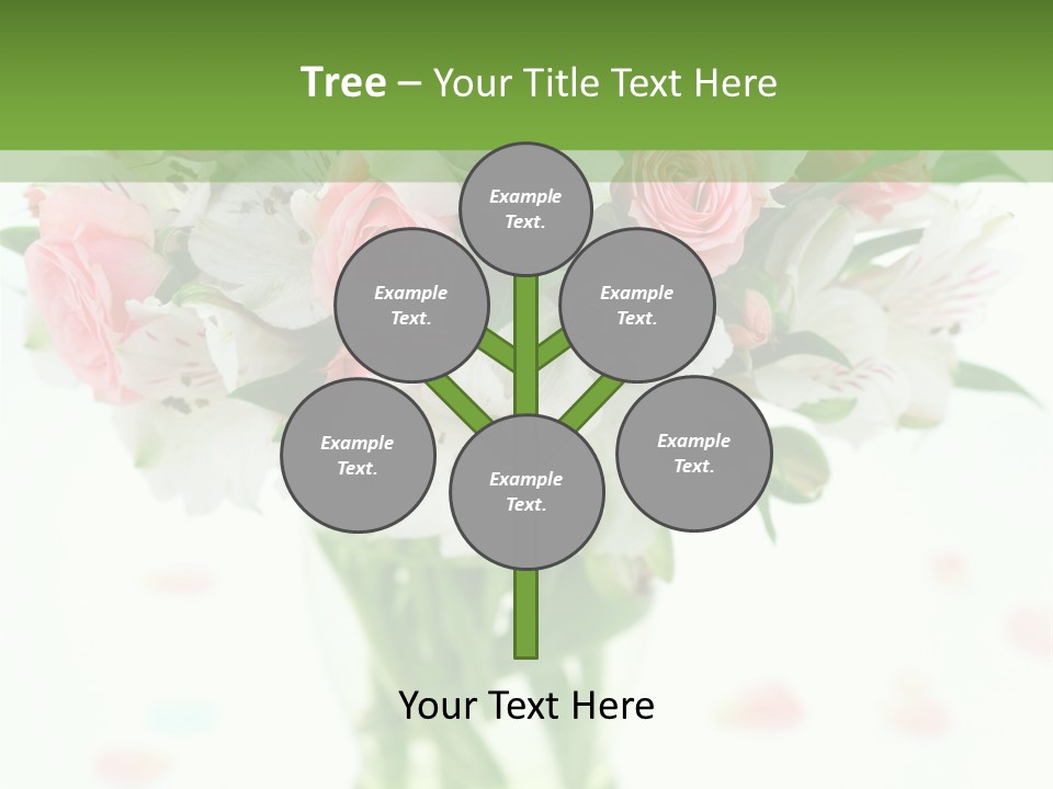 Beautiful Blooming Rosa PowerPoint Template
