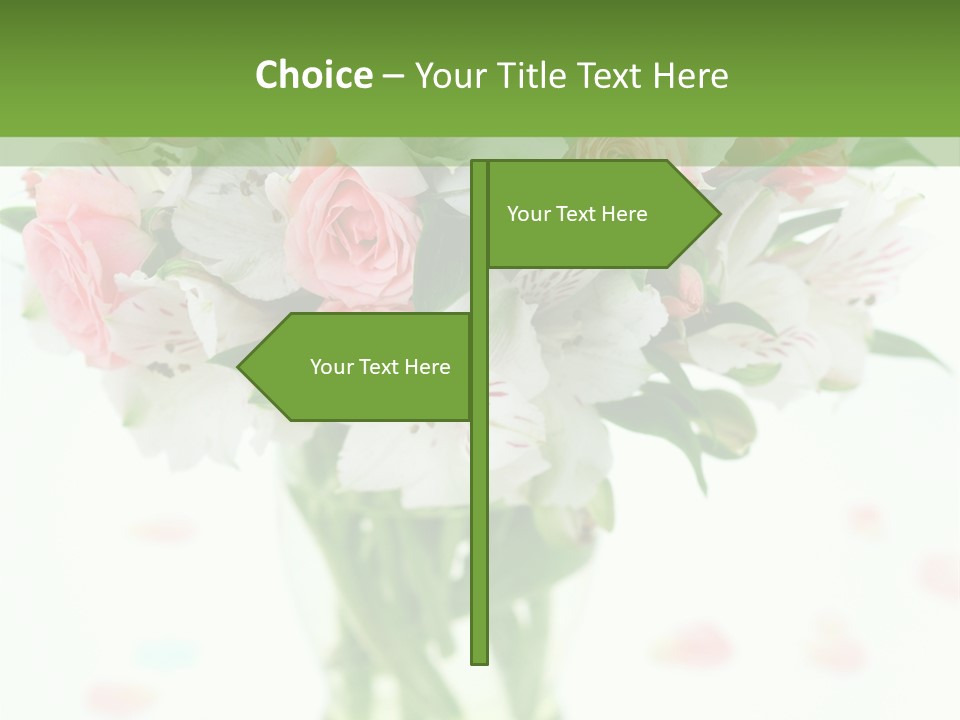 Beautiful Blooming Rosa PowerPoint Template