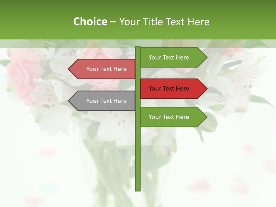 Beautiful Blooming Rosa PowerPoint Template