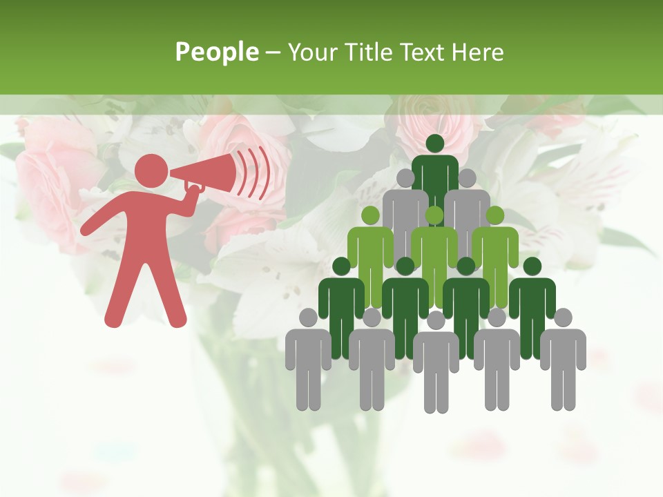 Beautiful Blooming Rosa PowerPoint Template