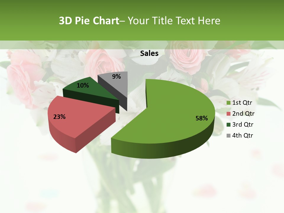 Beautiful Blooming Rosa PowerPoint Template