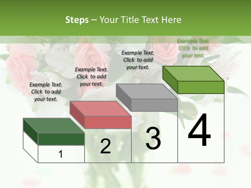 Beautiful Blooming Rosa PowerPoint Template