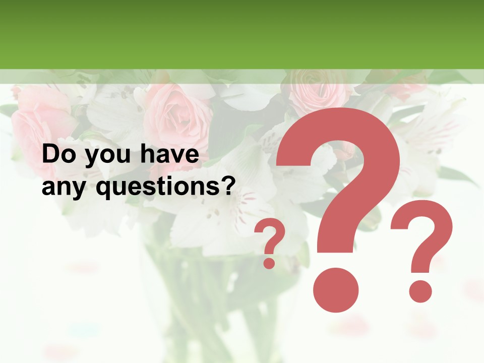 Beautiful Blooming Rosa PowerPoint Template