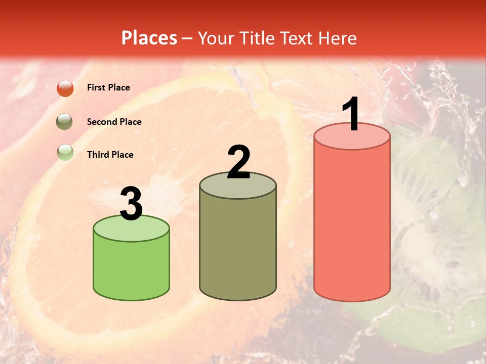 Droplet Collection Fruit PowerPoint Template