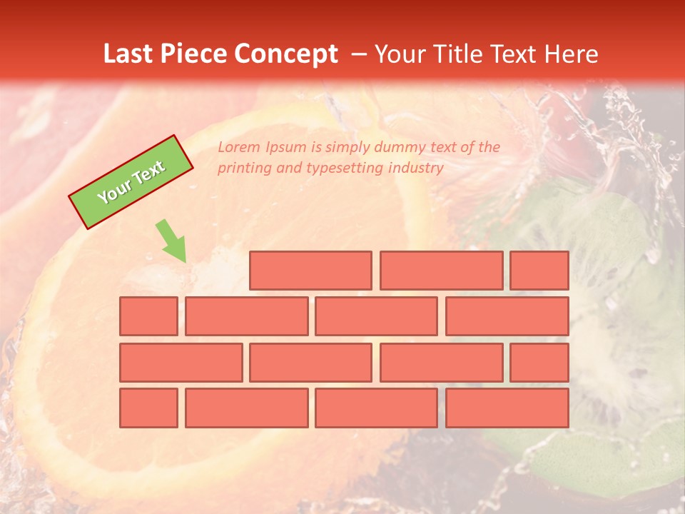 Droplet Collection Fruit PowerPoint Template