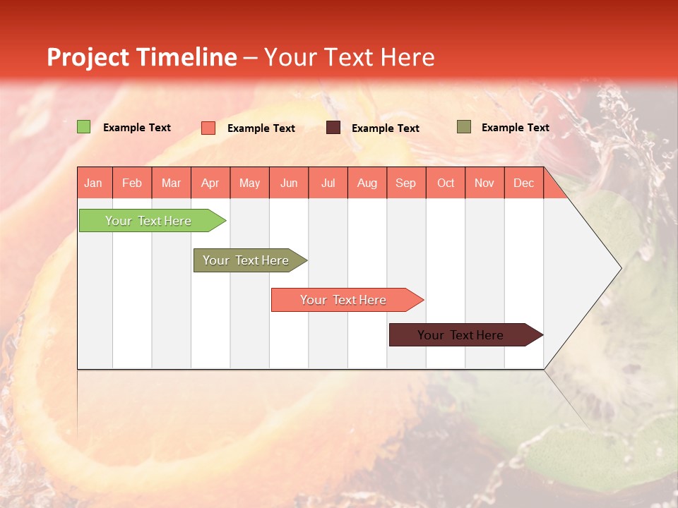 Droplet Collection Fruit PowerPoint Template