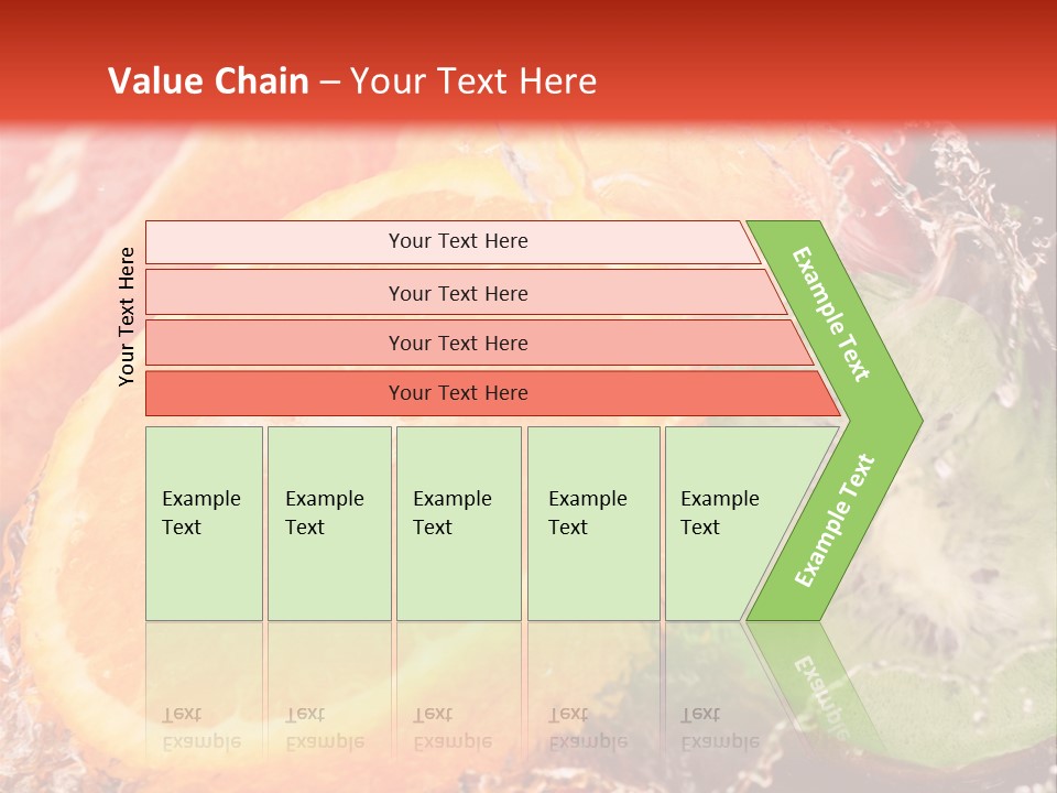 Droplet Collection Fruit PowerPoint Template