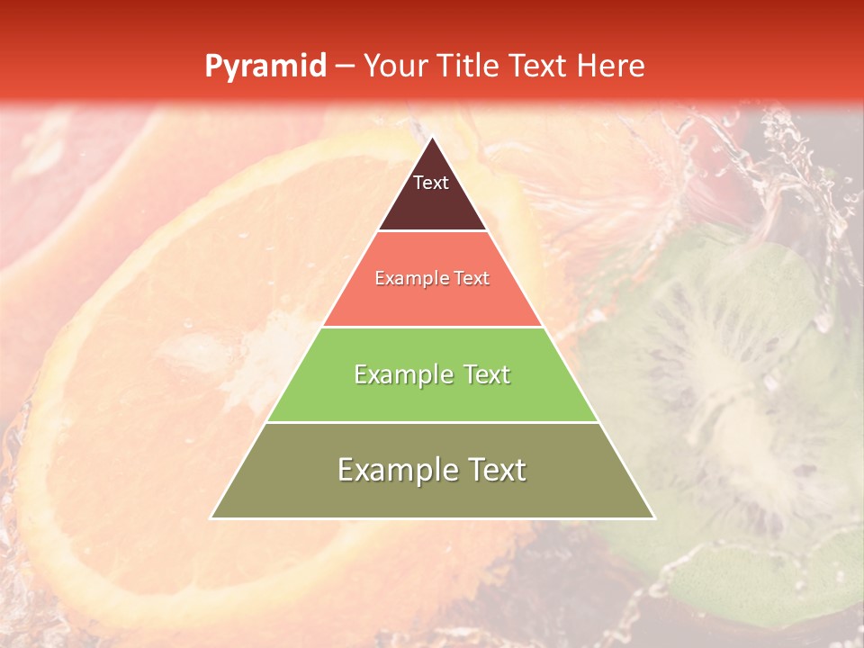 Droplet Collection Fruit PowerPoint Template