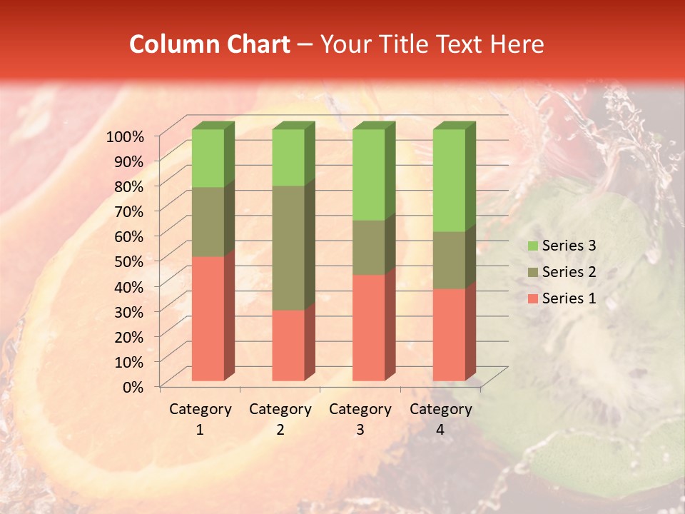 Droplet Collection Fruit PowerPoint Template
