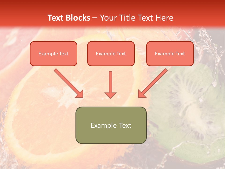 Droplet Collection Fruit PowerPoint Template