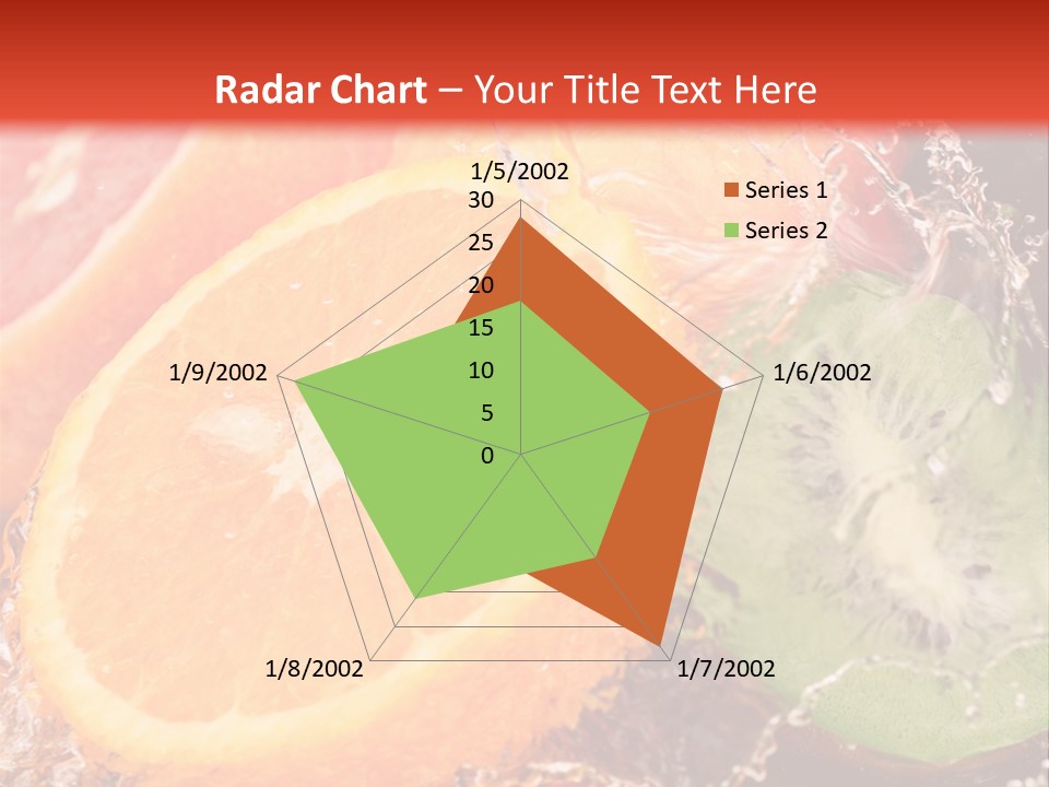 Droplet Collection Fruit PowerPoint Template